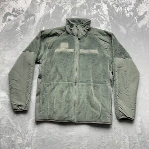 Peckham Fleece Jacket Mens Small Green Gen III Cold Weather Military Tactical AF